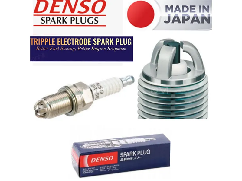 Honda City 1997-2003 Denso Triple Electrode Spark Plug - 4 Pcs