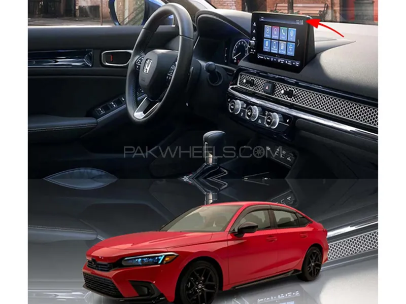 Honda Civic 2022-2023 Android Screen Panel IPS Display 9 inch - 2 GB Ram/32 GB Rom Image-1