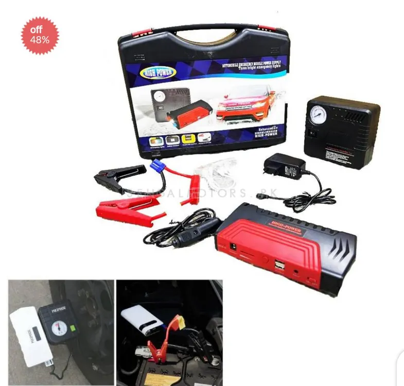 jump starter+air compressor Image-1