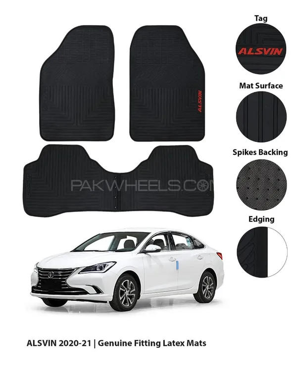 Changhan Alsvin floor mats pvc latex geniune fitting...Free Image-1