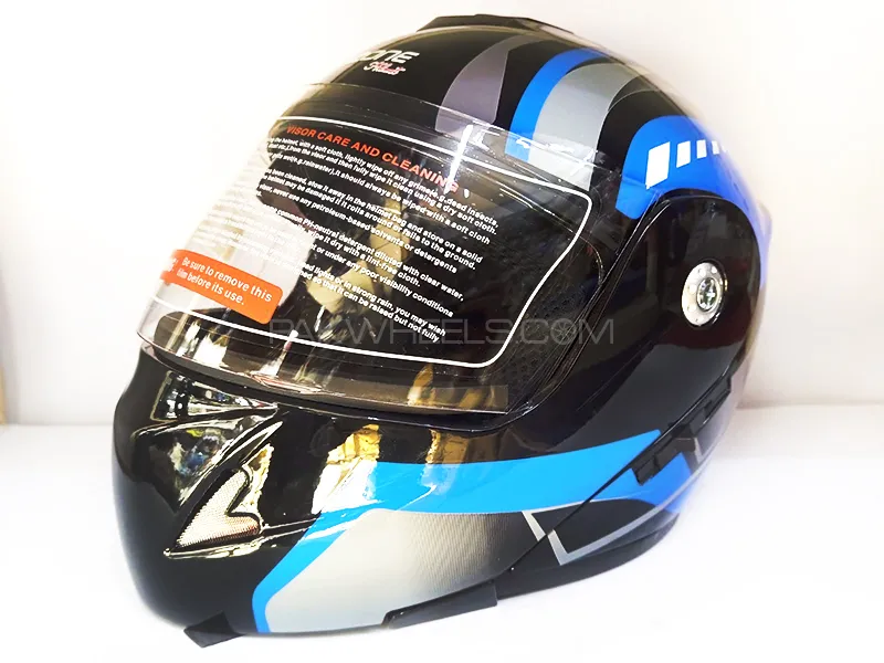 Ozone 3NZ Full Face Motor Cycle Helmet - Bike Helmet  Image-1