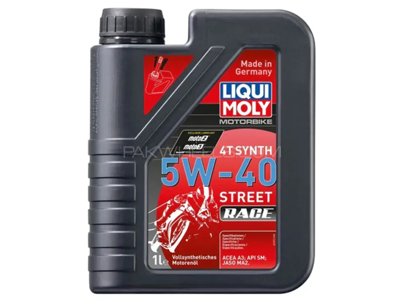 Liqui Moly RACING 4T MOTORCYCLE OIL 5W-40 Engine Oil - 1 Litre Image-1