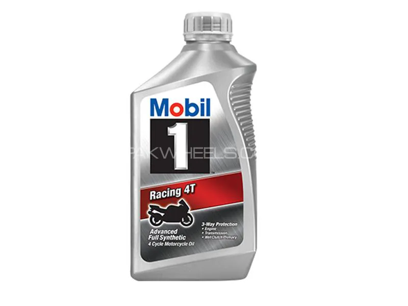 Mobil 1 Racing 4T SN/CF 10W-40 Engine Oil - 1L Image-1