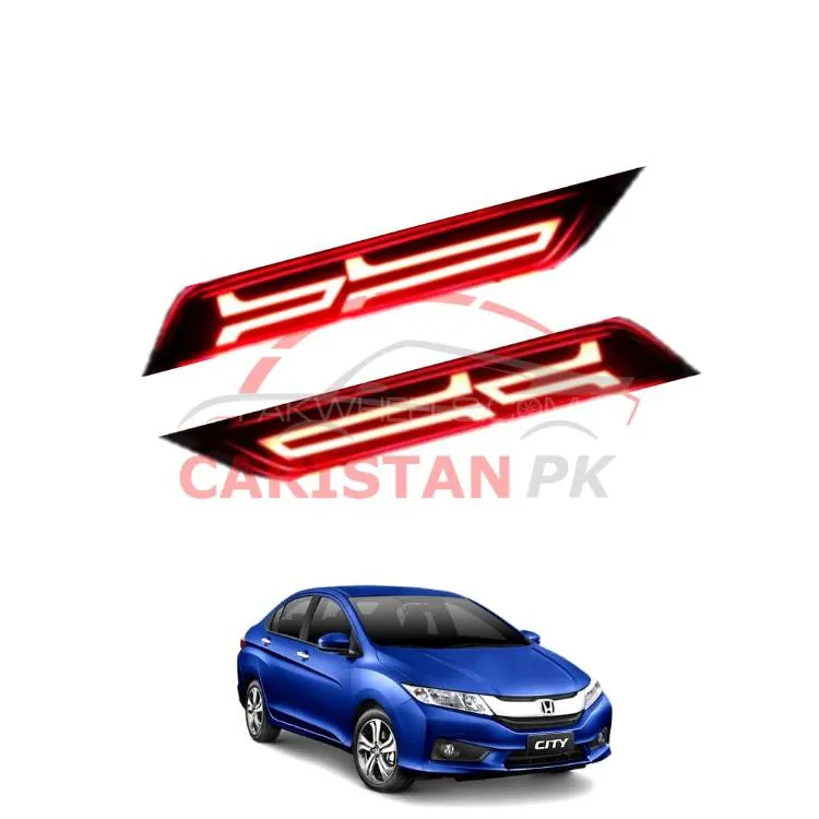 Honda City Brake Bumper Light Lava Style 2022 Model & Onwards Image-1