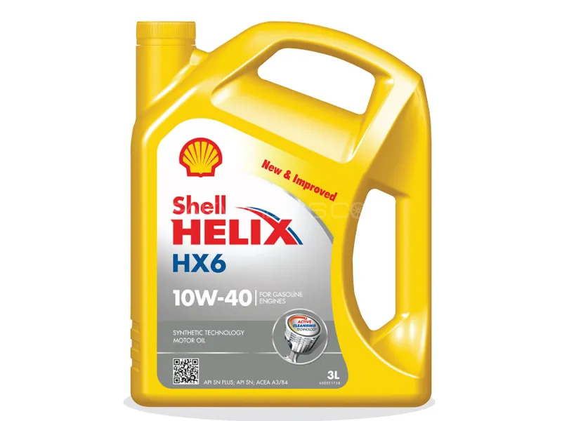 Shell HX6 10W-40 SN Plus Engine Oil - 3L Image-1