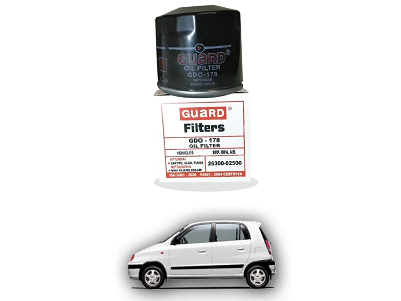 Guard Oil Filter For Hyundai Santro 2003-2014 Image-1