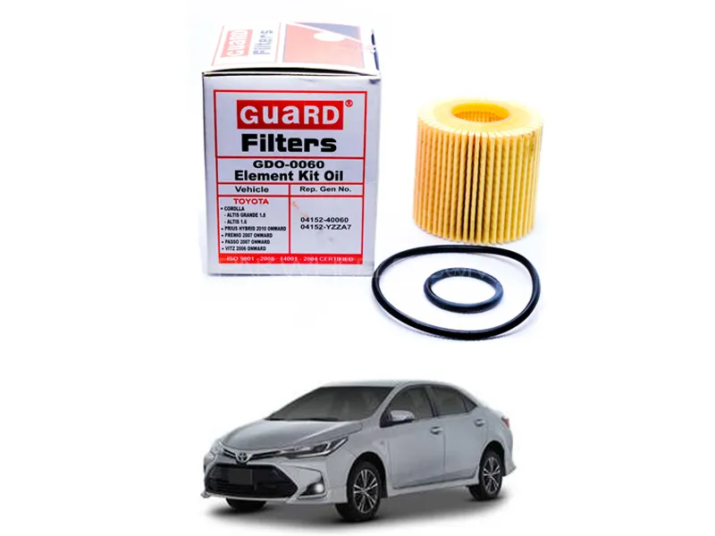 Guard Oil Filter For Toyota Corolla Altis Grande 2014-2023 Image-1