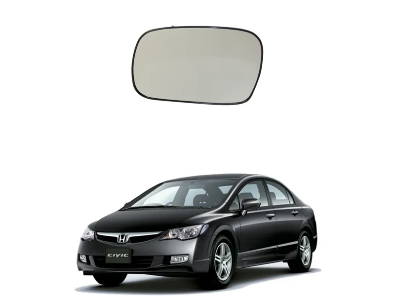 Honda Civic 2006-2012 Reborn Side Mirror Reflective Glass 1pc LH Image-1