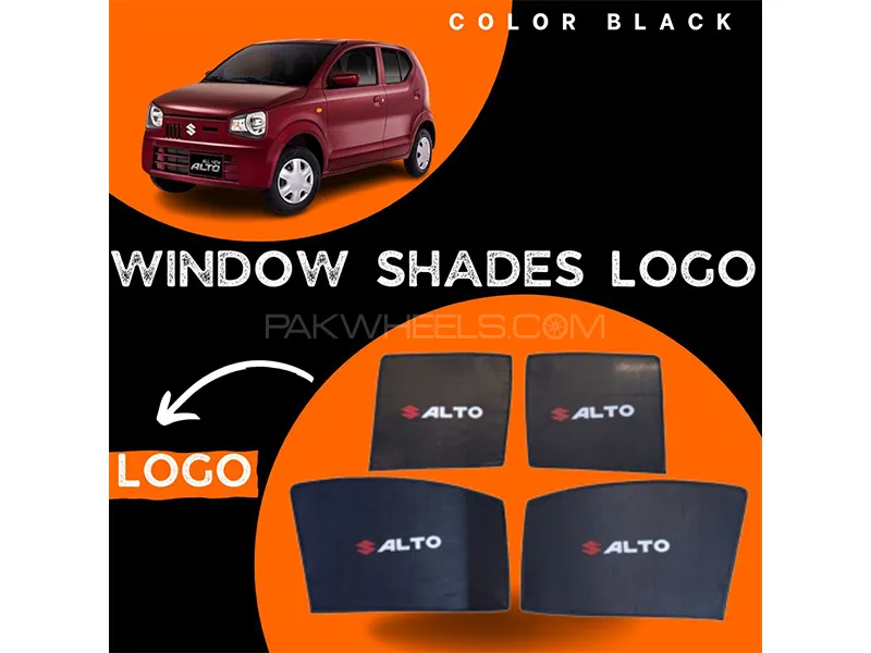 Suzuki Alto 2019-2023 Car Door Logo Shades - 4 Pcs