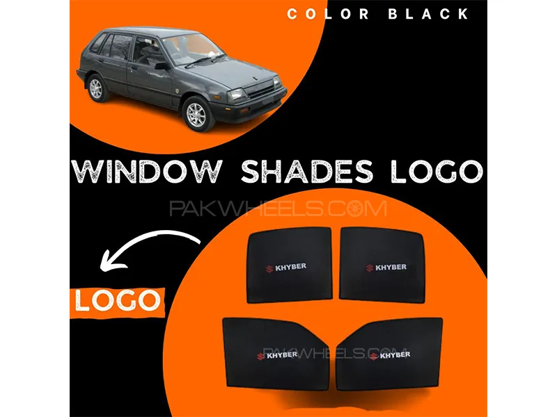 Suzuki Khyber 1998-1999 Car Door Logo Shades - 4 Pcs Image-1