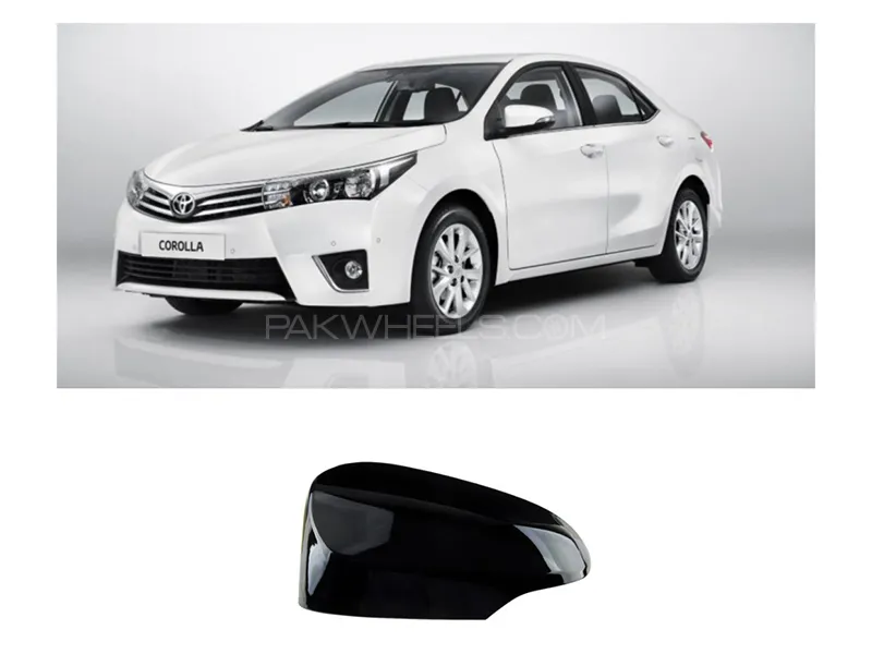 Toyota Corolla 2015 Side Mirror Cover Black Left Image-1