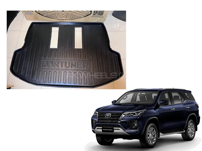 Toyota Fortuner 2017-2023 Plastic Trunk Luxury Tray Mat Image-1
