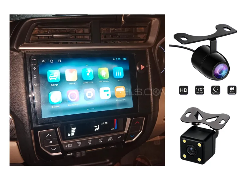 Honda BR-V Android Screen Panel With Free 2 Cameras IPS Display 9 inch 1-16 GB