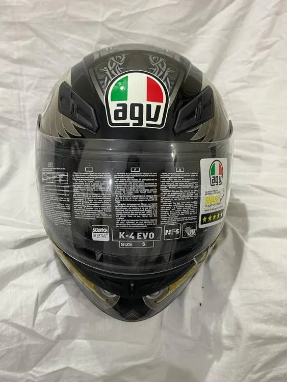 AGV K4 S EVO Solid Helmet Small Size Image-1