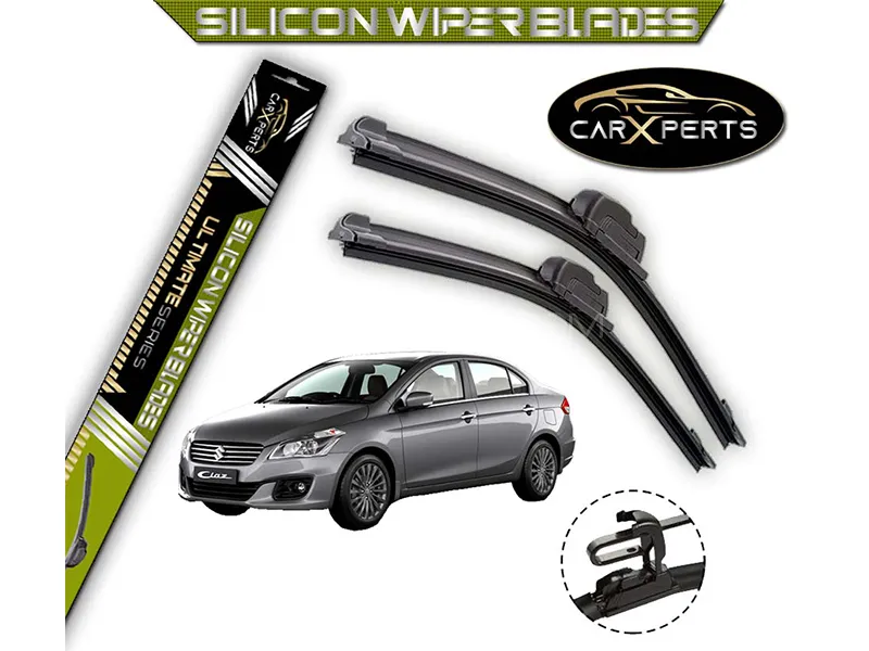 Suzuki Ciaz CarXperts Silicone Wiper Blades | Non Cracking | Graphite Coated | Flexible