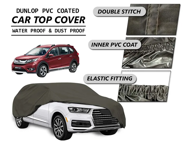 Honda BRV 2018-2023 Top Cover | DUNLOP PVC Coated | Double Stitched | Anti-Scratch 