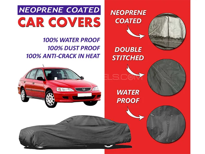 Honda City 1997 - 2002 Top Cover | Neoprene Coated Inside | Ultra Thin & Soft | Water Proof   Image-1