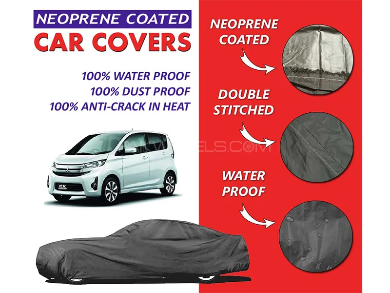 Mitsubishi EK Wagon 2000-2019 Top Cover | Neoprene Coated Inside | Ultra Thin & Soft | Water Proof   Image-1
