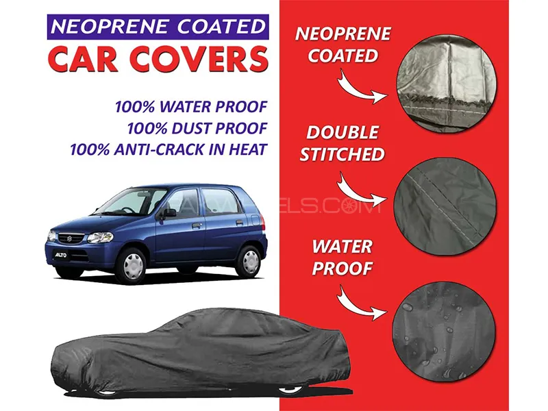 Suzuki Alto Vxr 2000-2012 Top Cover | Neoprene Coated Inside | Ultra Thin & Soft | Water Proof   Image-1
