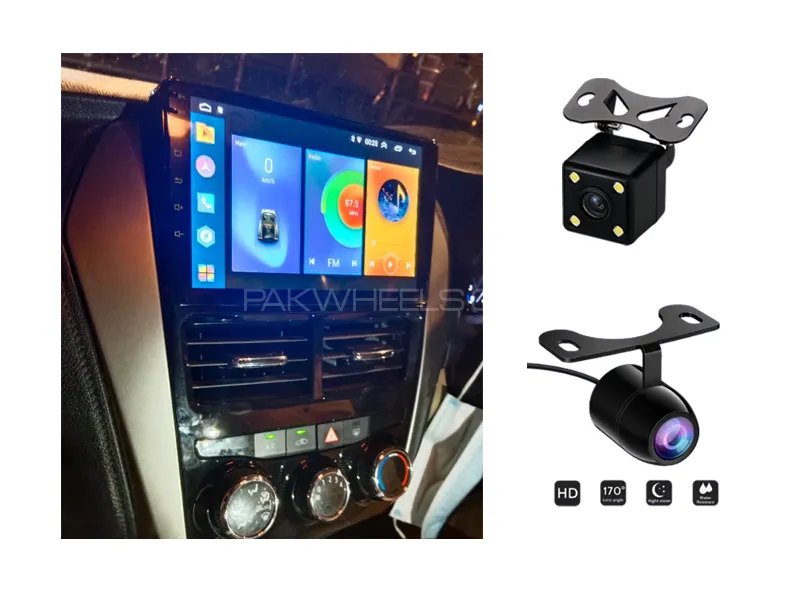 Toyota Yaris 1.3 2019-2023 Android Screen Panel With Free 2 Cameras IPS Display 9 inch 2-32 GB Image-1