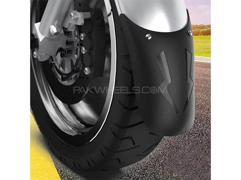 Motorcycle Back Mudguard Bike Rear Wheel Cover Fender Bracket Universal Image-1