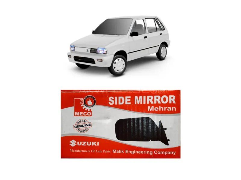 Suzuki Mehran Side Mirror Metal Base Set Image-1