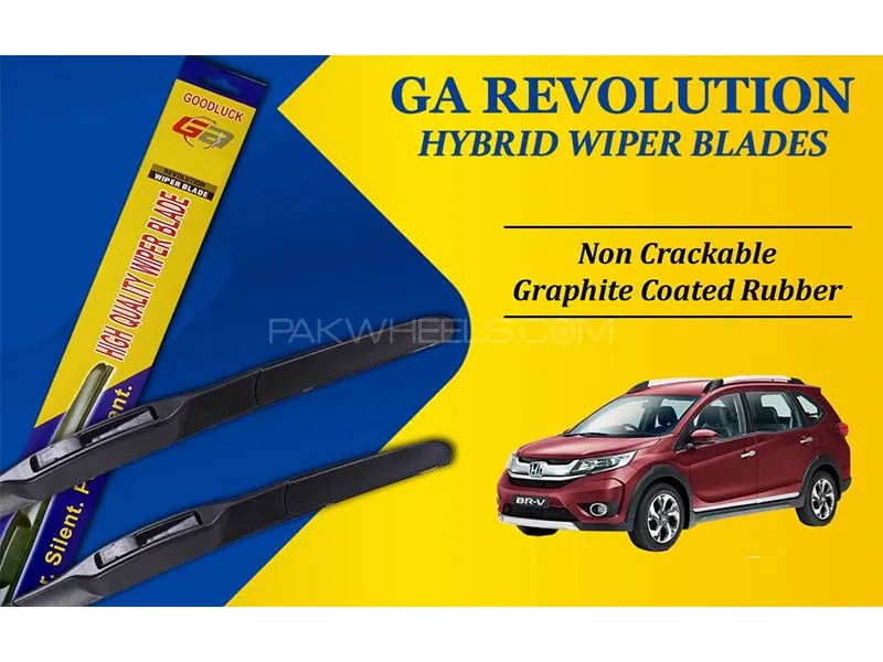 Honda BR-V 2017-2023 GA Revolution Hybrid Wiper Blades | Non Cracking Graphite Coated Rubber Image-1