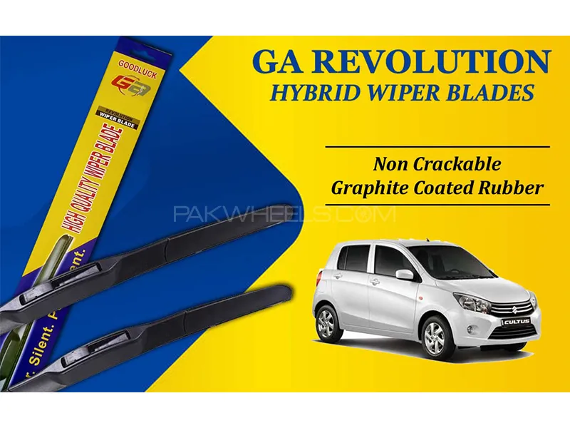 Suzuki Cultus 2017 - 2023 GA Revolution Hybrid Wiper Blades | Non Cracking Graphite Coated Rubber