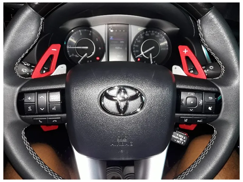 Toyota Fortuner 2017-2023 Aluminum Alloy Paddle Shifter Toyota Fortuner 2017-2023 Aluminum Alloy Paddle Shifter Image-2