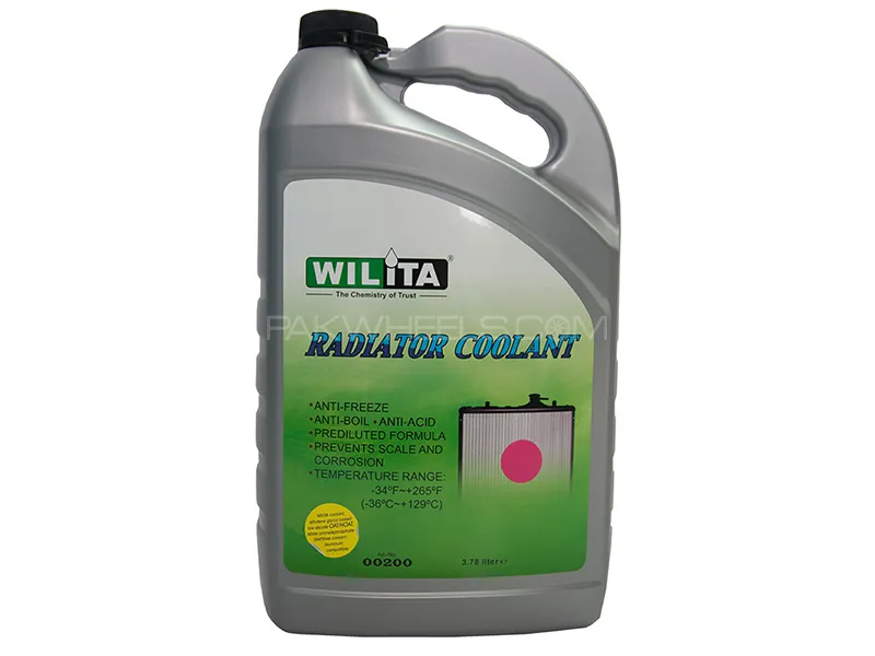 Buy Wilita Radiator Coolant & Anti-Freeze 50/50 Green - 3.7 L in