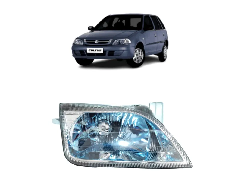 Suzuki Cultus Blue Front Headlight Assey RH Stanley Image-1