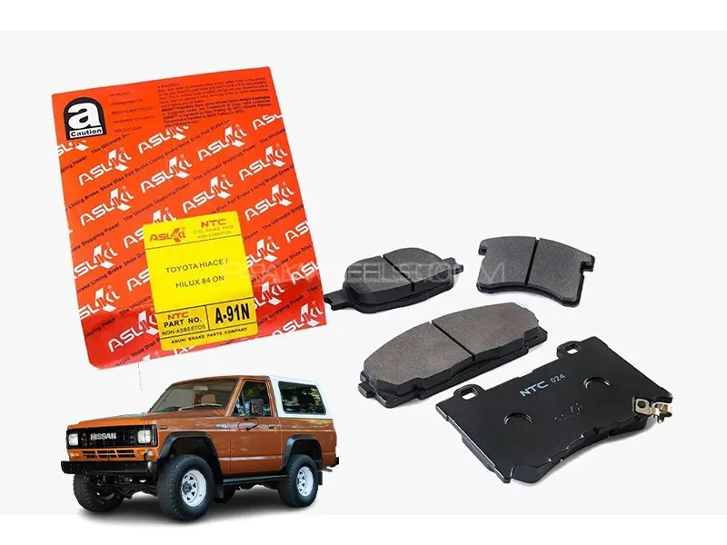 Nissan Patrol 1983-1989 Asuki Red Front Disc Pad - A-78BN Image-1