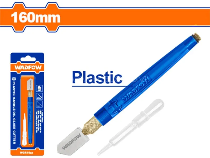 Wadfow Plastic Handle Oil Glass Cutter Model WGR1601 Image-1