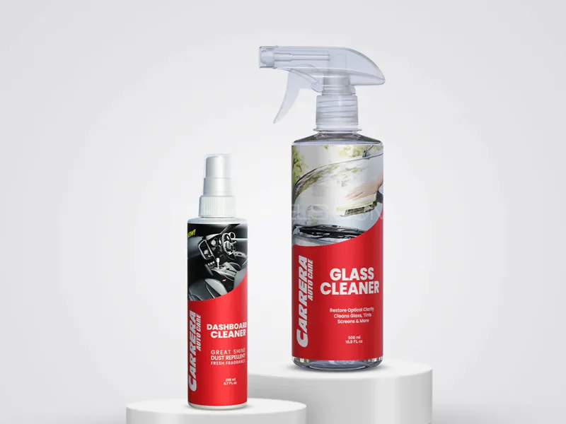 Carrera Car Dashboard Cleaner With Glass Cleaner Image-1
