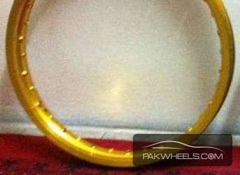 Alominium Rim Rear Golden Colour Image-1