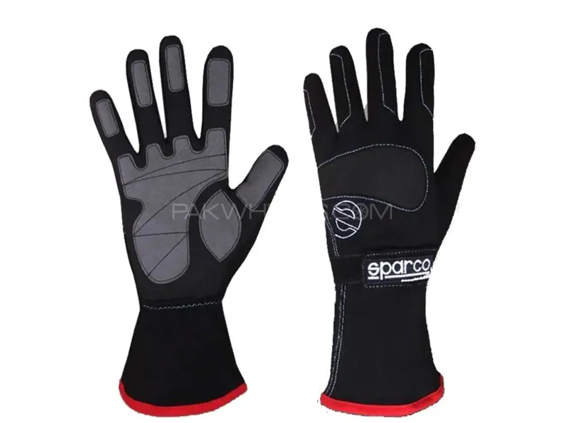 Car Racing Gloves Large Black Image-1