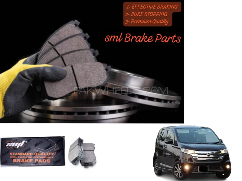 Nissan Dayz Highway Star 2011-2017 Front Disc Brake Pad - SML Brake Parts - Advanced Braking Image-1