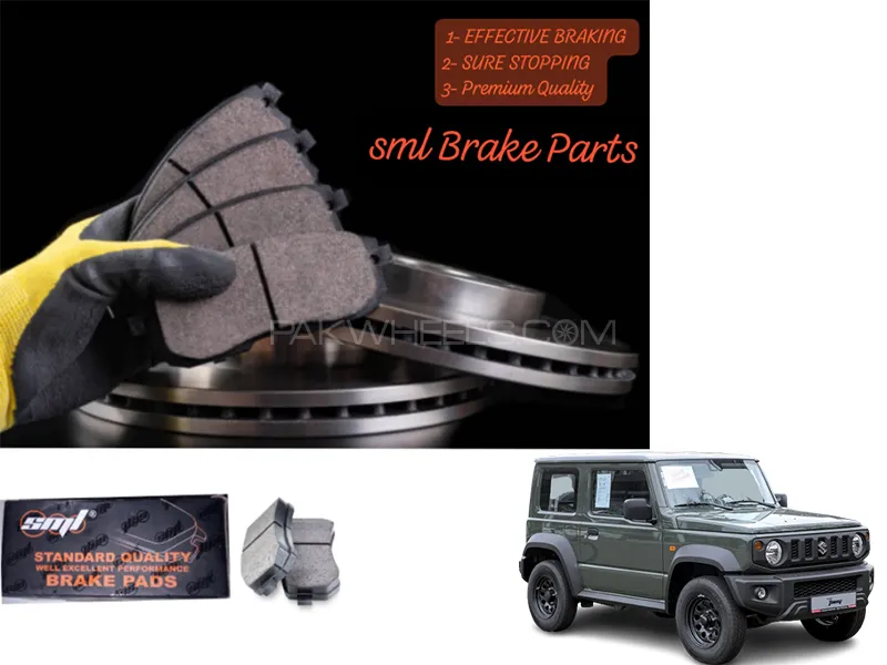 Suzuki Jimny 1998-2023 Front Disc Brake Pad - SML Brake Parts - Advanced Braking Image-1