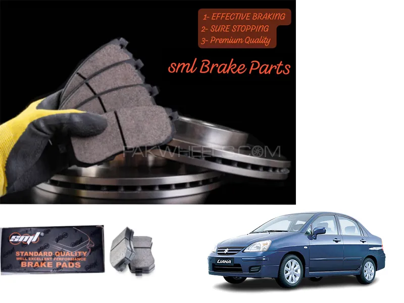Suzuki Liana 2006-2014 Front Disc Brake Pad - SML Brake Parts - Advanced Braking