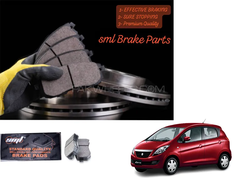 Suzuki Cervo 2006-2009 Front Disc Brake Pad - SML Brake Parts - Advanced Braking Image-1
