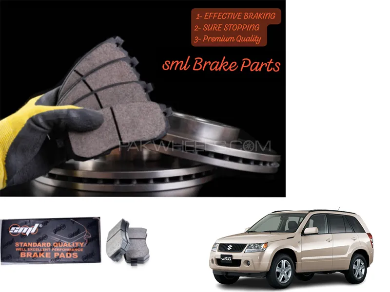Suzuki Vitara 2005-2016 Front Disc Brake Pad - SML Brake Parts - Advanced Braking Image-1