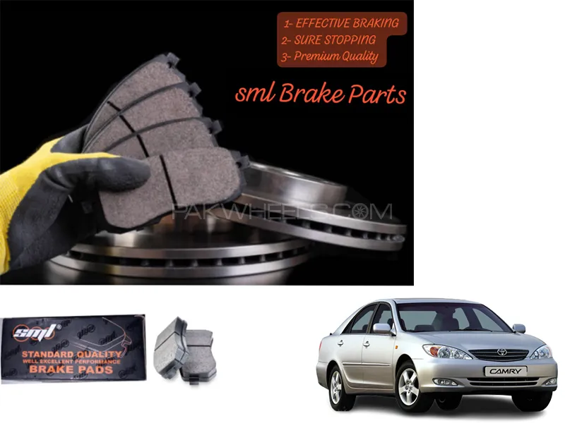 Toyota Camry 2001-2006 Front Disc Brake Pad - SML Brake Parts - Advanced Braking Image-1