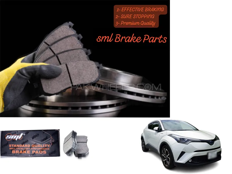Honda CHR Hybrid Front Disc Brake Pad - SML Brake Parts - Advanced Braking
