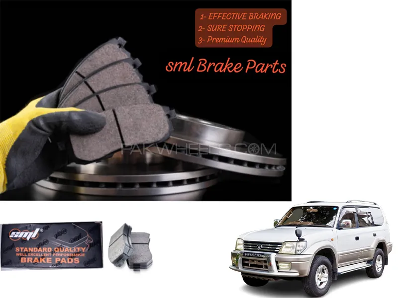 Toyota Prado 2001-2008 Front Disc Brake Pad - SML Brake Parts - Advanced Braking Image-1
