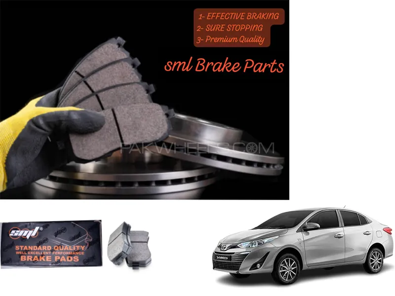 Toyota Yaris 2020-2023 Front Disc Brake Pad - SML Brake Parts - Advanced Braking