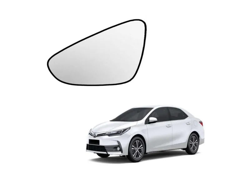 Toyota Corolla 2014-2023 Side Mirror Reflective Glass Plate LH Image-1