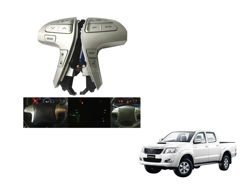 Toyota Vigo 2008-2016 Multimedia Audio Steering Buttons Image-1