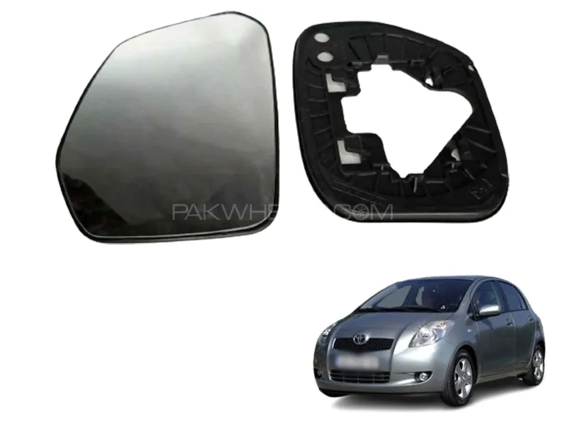 Toyota Vitz 2006- 2011 Side Mirror Glass Plate -LH Image-1