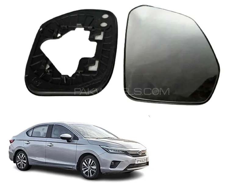 Honda City 2010-2023 Side Mirror Glass Plate -LH