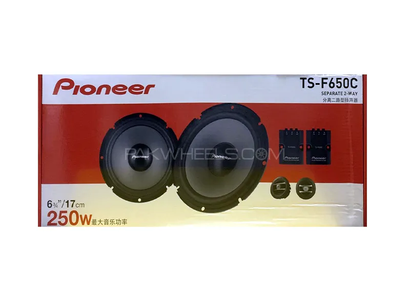 Pioneer TS-F650C 2 Way speaker 6.5 " Inch Set Coaxial 250 Watt Image-1